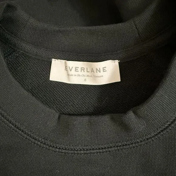 EVERLANE 100% Human Crewneck Sweatshirt S Black Graphic Pride Relaxed NEW B16 - Picture 7 of 7